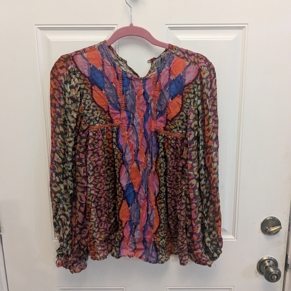 Anthropologie Blank London Miranda Peasant Blouse - Picture 4 of 7